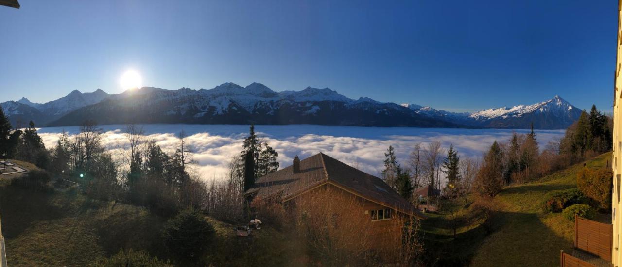 Wohnung Mit See Und Bergsicht Im Vier Sterne Hotel Beatenberg Esterno foto