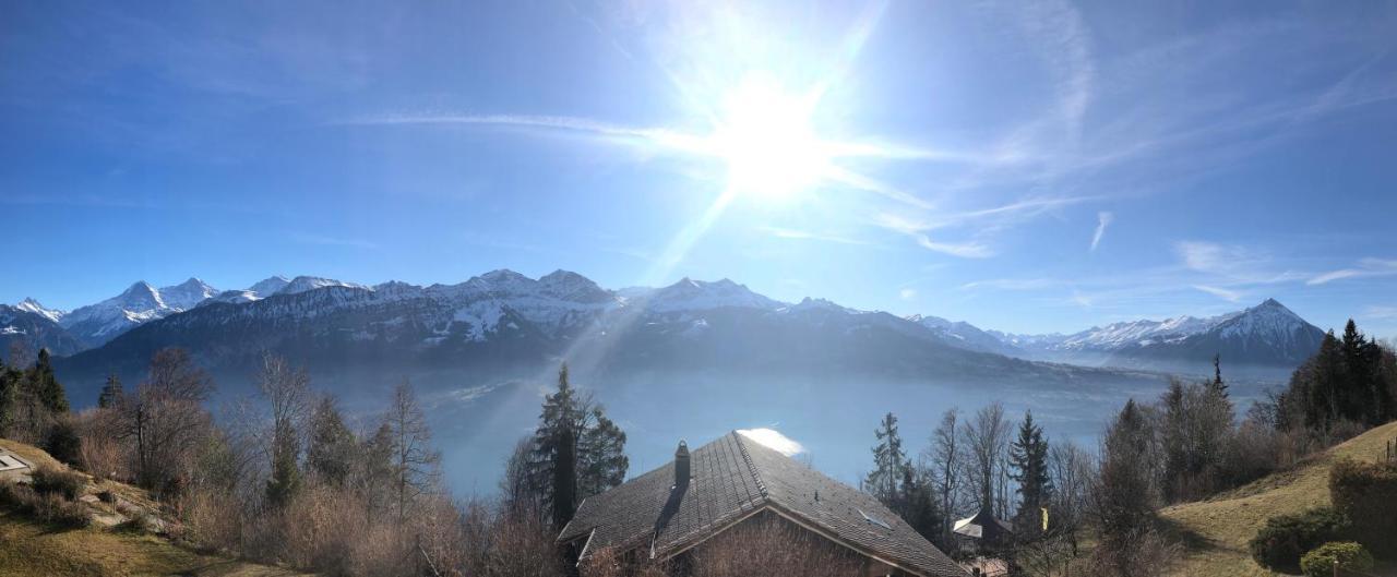 Wohnung Mit See Und Bergsicht Im Vier Sterne Hotel Beatenberg Esterno foto