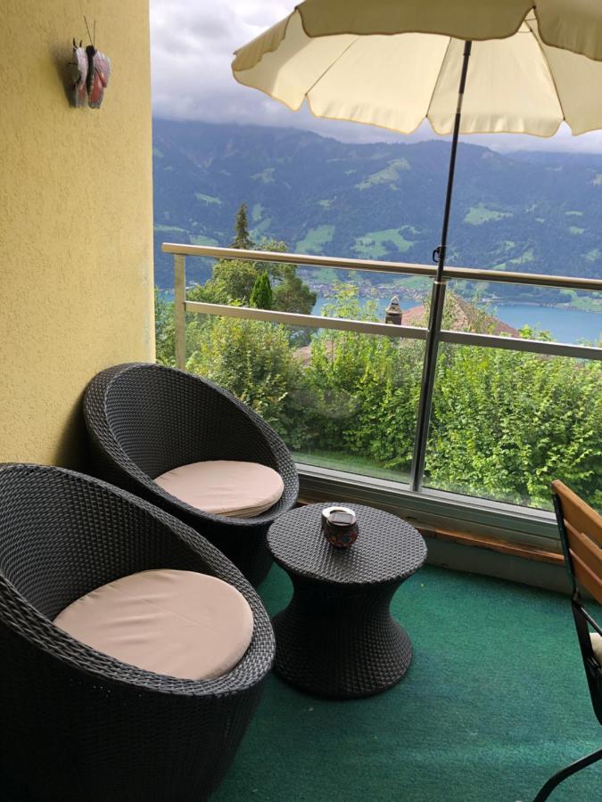 Wohnung Mit See Und Bergsicht Im Vier Sterne Hotel Beatenberg Esterno foto