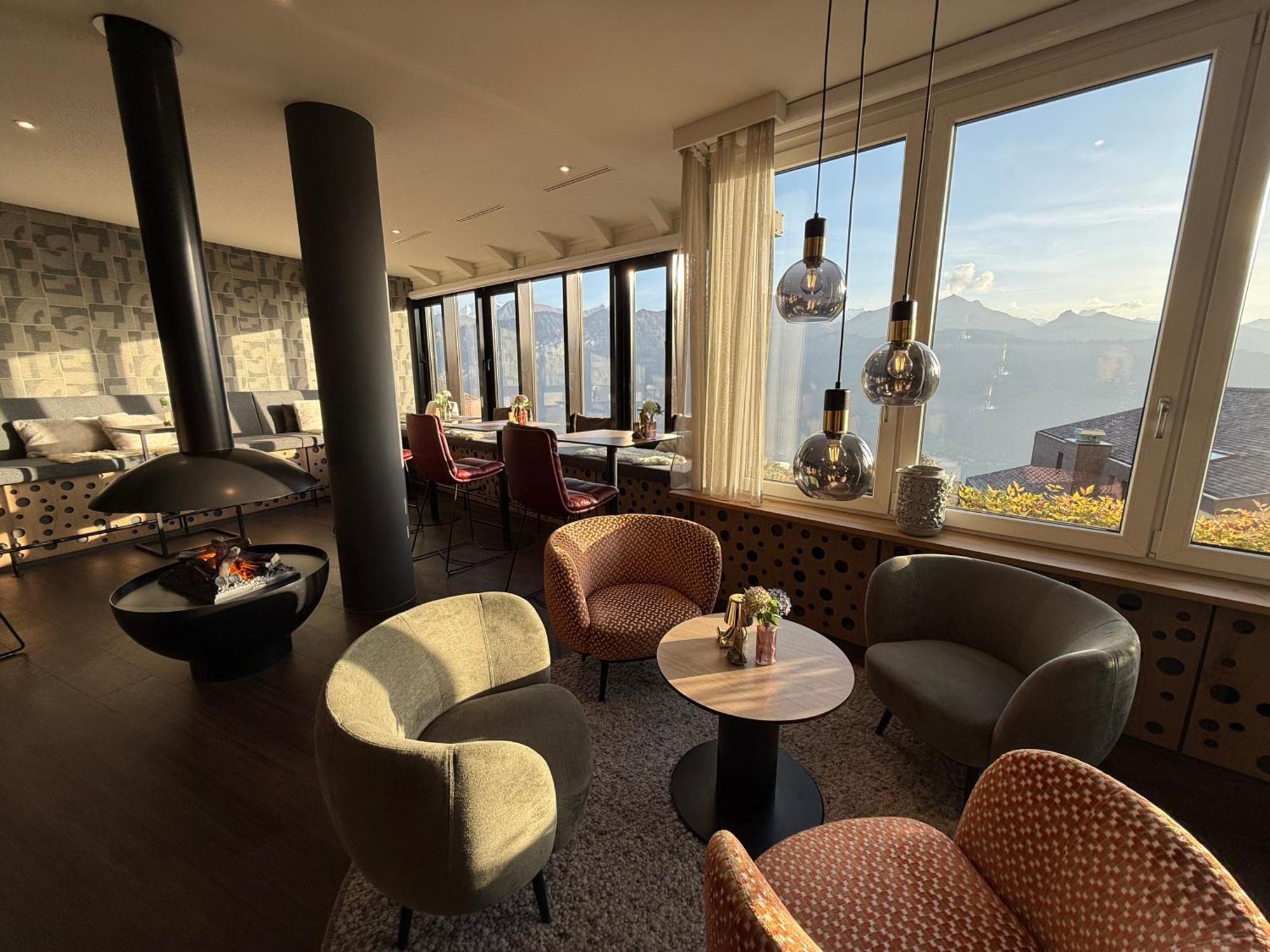 Wohnung Mit See Und Bergsicht Im Vier Sterne Hotel Beatenberg Esterno foto